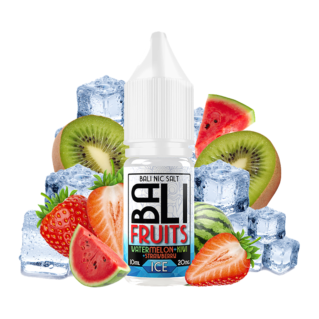 Bali Fruits Watermelon Kiwi Strawberry ICE Salts 10 ml by Kings Crest