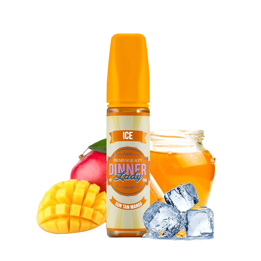 Dinner Lady Ice Sun Tan Mango 60ml E-liquide premium xvape.ma Maroc.