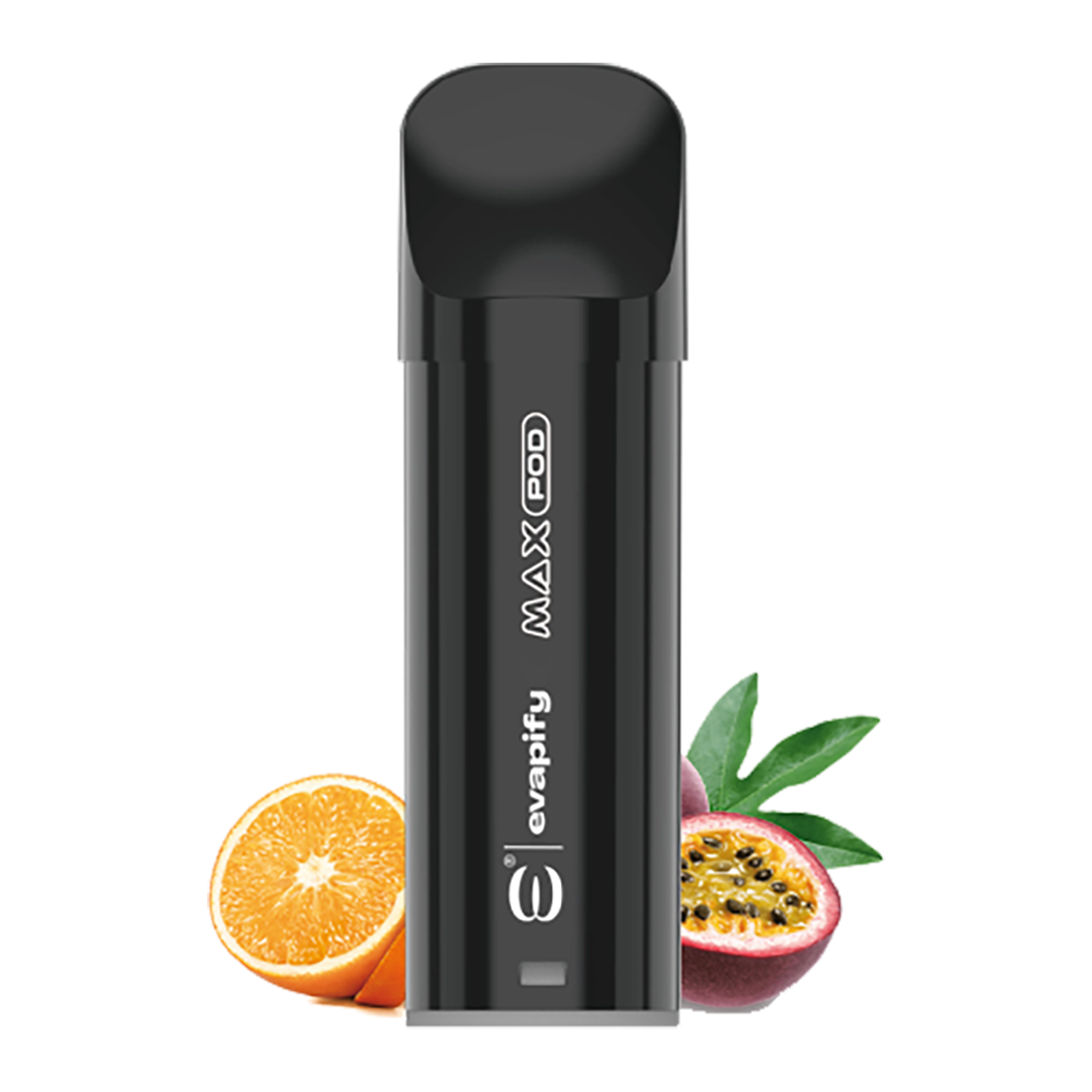 Max Pod - Orange Passion Fruit 2500 Puffs - 5%
