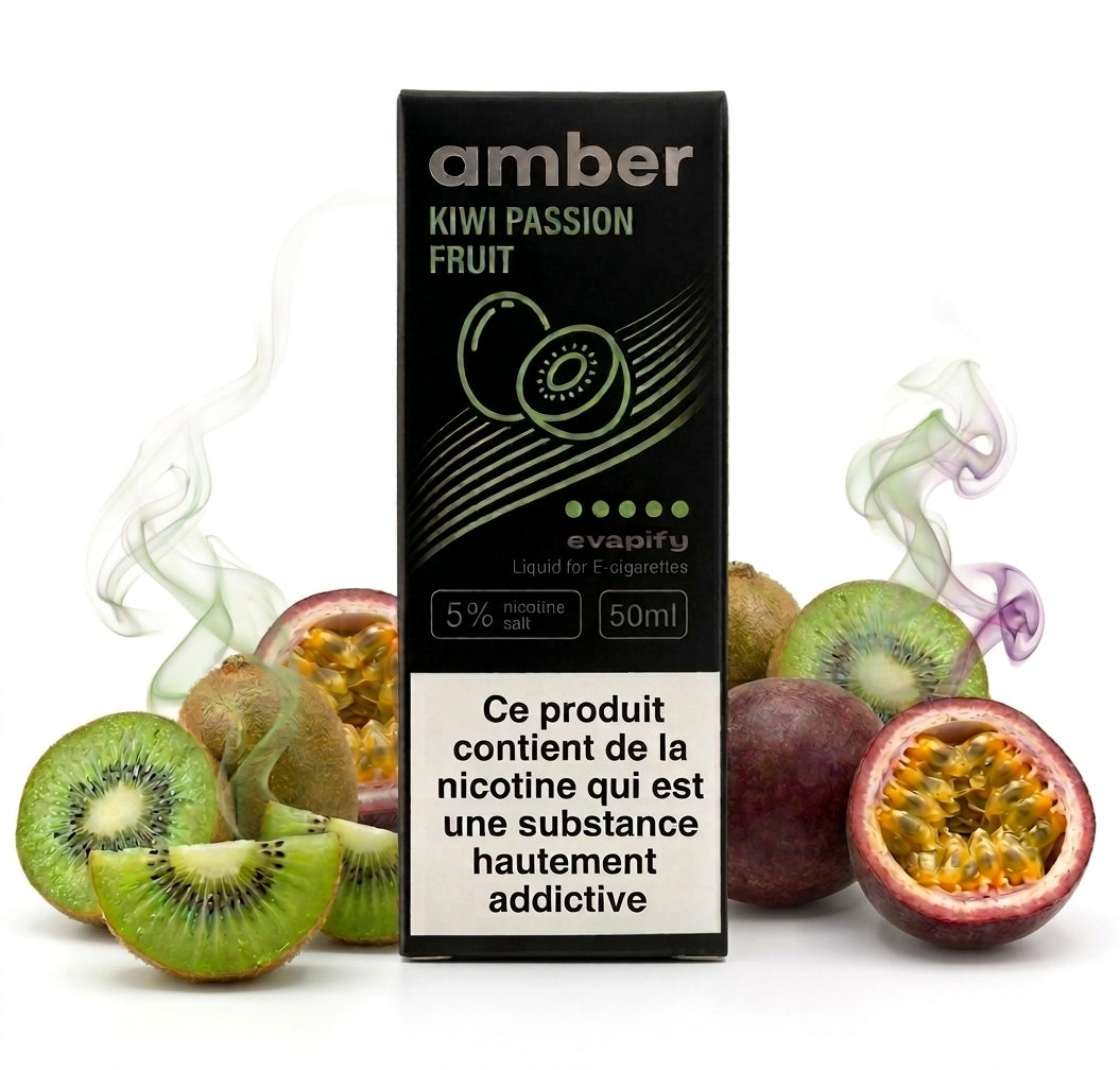 Amber Salt 50ml 50mg - Kiwi Passion Fruit