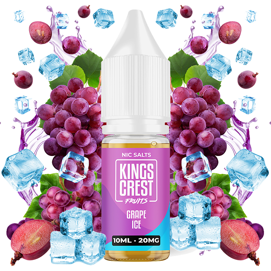 Grape Ice Salts 10 ml by Kings Crest Fruits